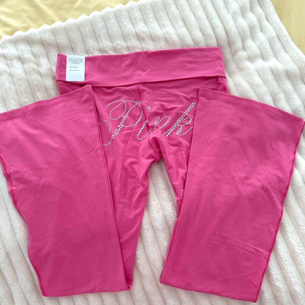 NWT VS PINK Women's FLARED Leggings